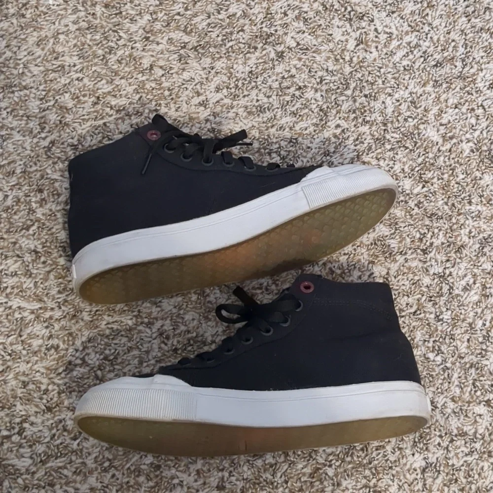 Emerica Indicator High x Toy Machine Black High-Top Skate Sneakers 7.5